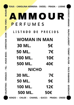 Listado precios mobile